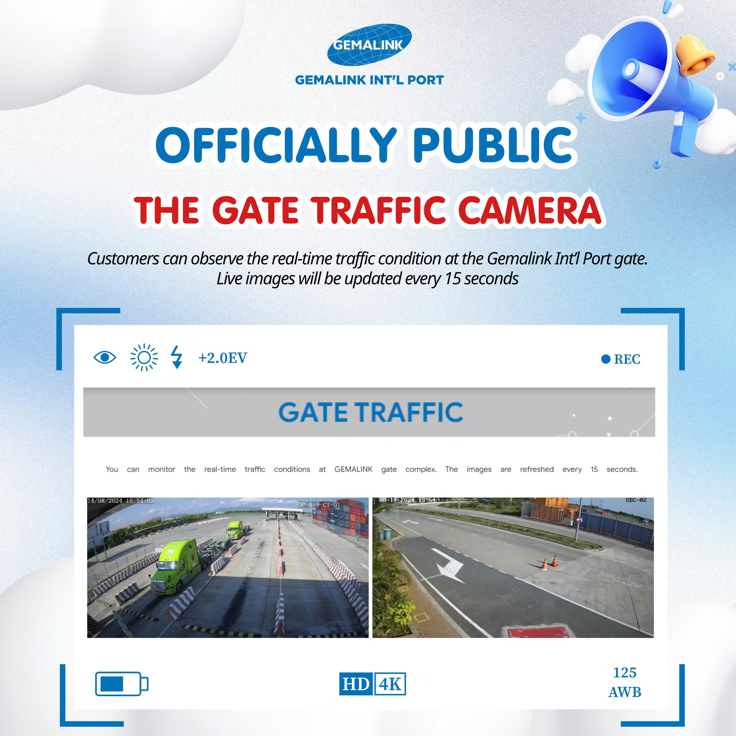 [GEMALINK OFFICIALLY LAUNCHES GATE TRAFFIC MONITORING CAMERA]