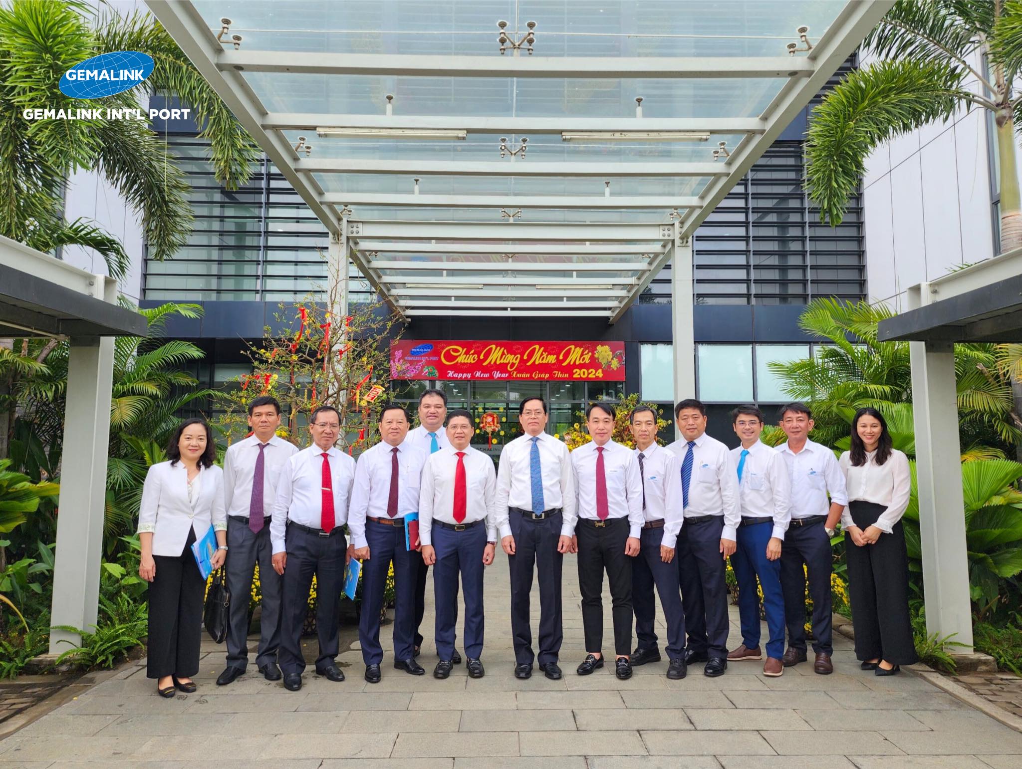 Gemalink is honored to welcome the delegation of leaders of Ba Ria – Vung Tau province to visit on the occasion of the Lunar New Year 2024