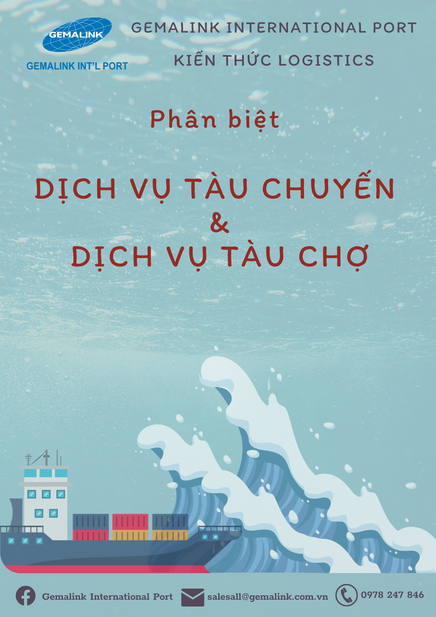 Phân biệt Dịch vụ Tàu chuyến & Dịch vụ Tàu chợ