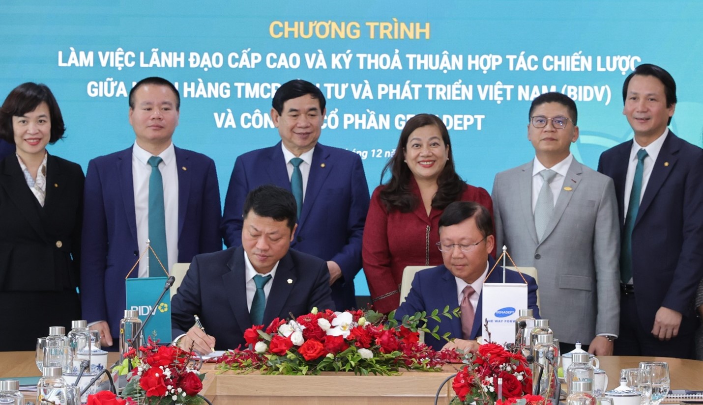 Strategic partnership between Gemadept Corporation and BIDV Bank
