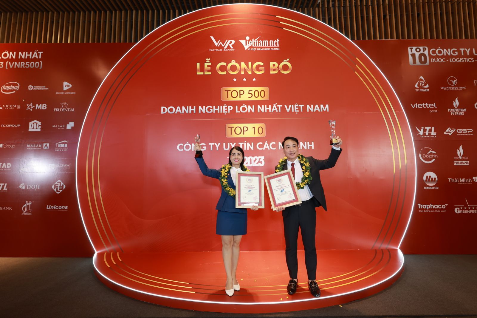 Gemadept and Gemalink were both honored among the Top 10 Reputable Logistics Companies Ranking in 2023