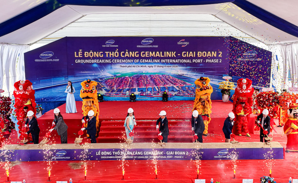 Động thổ cảng nước sâu Gemalink – Giai đoạn 2: Nâng tầm vị thế cửa ngõ giao thương quốc tế